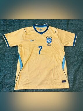 Vini Jr #7 Brazil Home Jersey 26/27